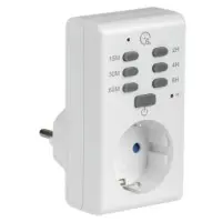 Розетка-таймер UEC РТЕ-2 15хв-6год 16А IP20 Розетка-таймер UEC РТЕ-2 15хв-6год 16А IP20
