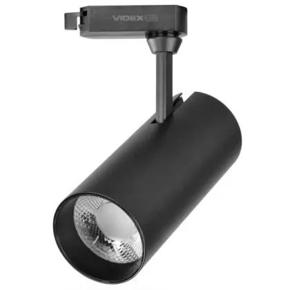 Трековий LED світильник Videx 20Вт 4100K (VL-TR04-204B) чорний