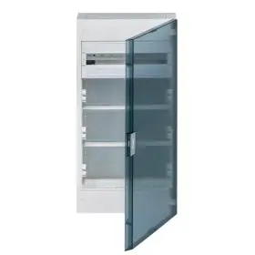 Трирядний гібридний щит Hager Vega VB418MMT 18M із прозорими дверцятами