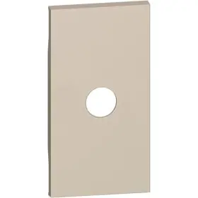 Лицевая панель TV розеток Bticino Living Now KM08M2 и кабельных выводов с 1 отверстием (песочная)