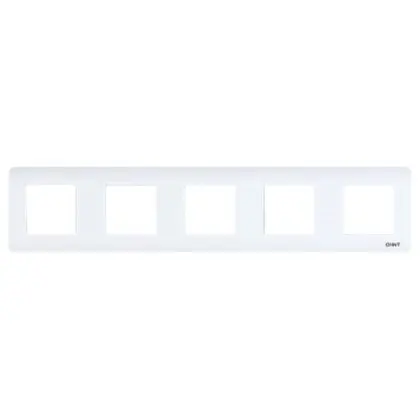 Рамка 5-местная Chint NEW3 белая (715407) Рамка 5-местная Chint NEW3 белая (715407)