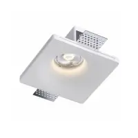 Гипсовый точечный врезной светильник Oledim 7771267 TS1 GYPSUM GU10 1x10W IP20 Белый