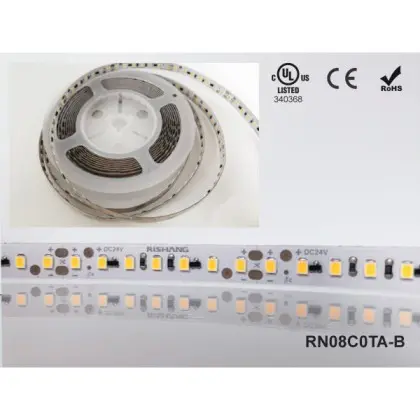 LED лента RISHANG 120-2835-12V-IP20 8,6W 818Lm 3000K 5м (RN08C0TA-B-WW) LED лента RISHANG 120-2835-12V-IP20 8,6W 818Lm 3000K 5м (RN08C0TA-B-WW)