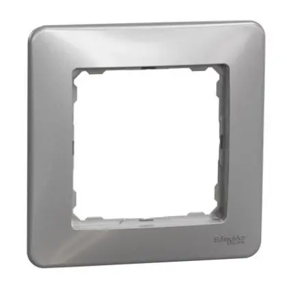 Рамка 1-местная Schneider Electric Sedna Design алюминий SDD313801