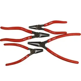 Набор шарнирно-губцевых съемников Wiha W34708 для стопорных колец (4шт)