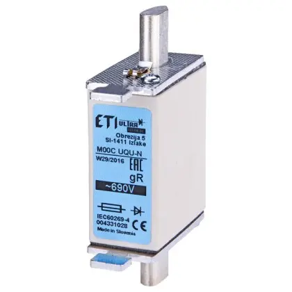 Предохранитель ETI 004331023 M000UQU-N/35A/690V gR (50kA)