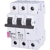 Автоматический выключатель ETI 002125721 ETIMAT 10 3p B 50А (6 kA)