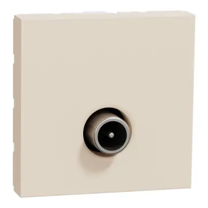 Одинарная TV розетка Schneider Electric NU346244 2М (бежевая)