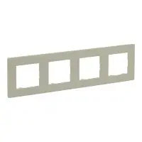 Рамка 4-постова Legrand Niloe Step піщаний (864674)