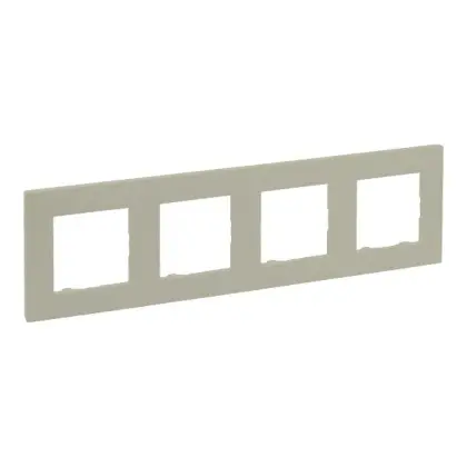 Рамка 4-постовая Legrand Niloe Step песчаный (864674) Рамка 4-постовая Legrand Niloe Step песчаный (864674)