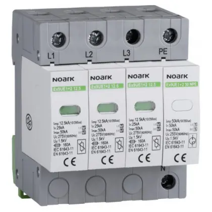 УЗИП NOARK Ex9UE1+2 1+2 (B+C) 50кА 275В AC 3P+N (103340)
