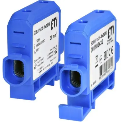 Ввідна силова клема Eti EDBJ-1x35-1x35N 125A 1000В AC/DC (1102432)
