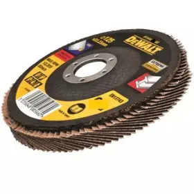 Лепестковый плоский шлифкруг по металлу DeWALT DT30622 Eхtreme 80G 125х22,23мм