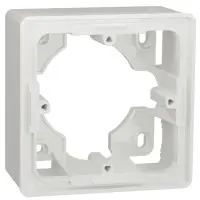 Однопостовая коробка Schneider Electric NU800218 Studio для открытой установки (белая) Однопостовая коробка Schneider Electric NU800218 Studio для открытой установки (белая)