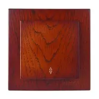 Выключатель Nilson Touran черешня 1кл проходной ( 24261007 )