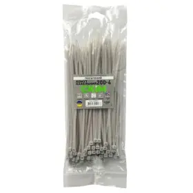 Хомут кабельний CКІМ 200х4 посилений сірий ( С0301017 )