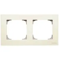 Двухпостовая рамка ABB Sky 8572 BL (белая) Двухпостовая рамка ABB Sky 8572 BL (белая)