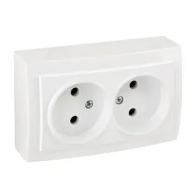 Розетка Nilson Themis біла 2-на без заземлення ( 26111024 )
