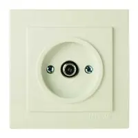 Розетка Nilson Touran кремовая SAT F-разъем ( 24121065 )