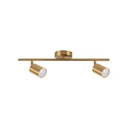Светильник поворотный, спот Goldlux 3327260 Goldi GU10 2x10W IP20 золотой