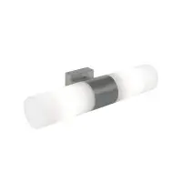 Бра для ванної, світильник Nordlux 17141032 Tangens Double E14 2x25W IP44 сірий
