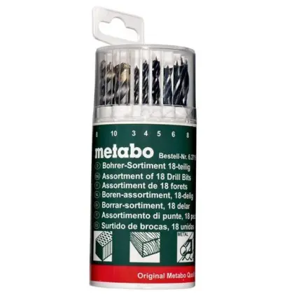 Набор сверл Metabo 627190000 3-10мм (18шт)