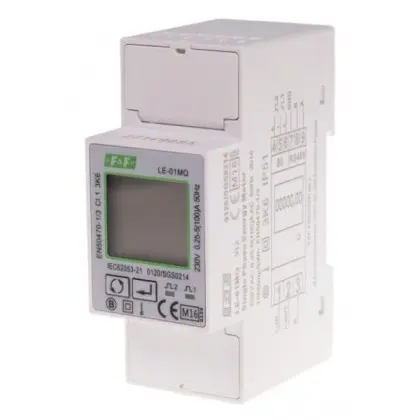 Однофазный счетчик электроэнергии F&F LE-01MQ 230В 100А Однофазный счетчик электроэнергии F&F LE-01MQ 230В 100А