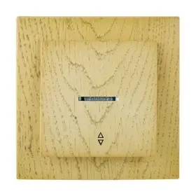 Вимикач Nilson Touran клен 1кл прохідний з підсвіткою ( 24281008 )