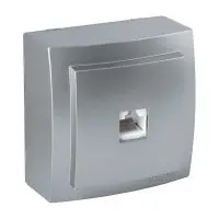 Розетка Nilson Themis срібло комп'ютерна CAT5e ( 26131044 )