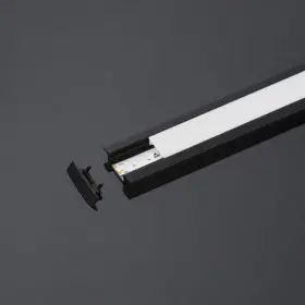 LED-профіль врізний анодований чорний COLORS 2,5 метра (LE2507_2,5(black))