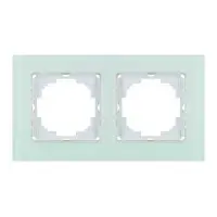 Рамка Nilson Alegra стекло белое 2-я ( 25WH0092 )