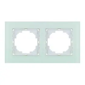 Рамка Nilson Alegra скло біле 2-на ( 25WH0092 )