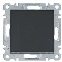 Універсальний вимикач Hager WL0023 Lumina 10АХ/230В (чорний)