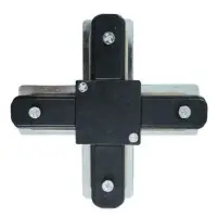 X-подібний конектор для шинопроводу Maxus assistance Track Accessories X-connector 1Phase чорний X-подібний конектор для шинопроводу Maxus assistance Track Accessories X-connector 1Phase чорний