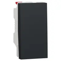 Одноклавишный выключатель Schneider Electric NU310154 (схема 1) 10А 1М (антрацит)