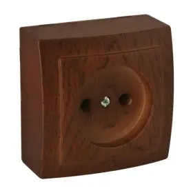 Розетка Nilson Themis горіх 1-на без заземлення ( 26271015 )