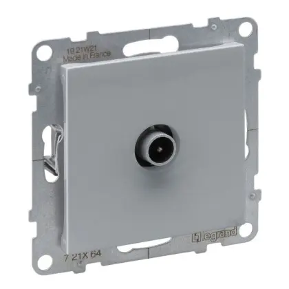 Розетка TV зірка Legrand SUNO (алюміній) 721364 Розетка TV зірка Legrand SUNO (алюміній) 721364