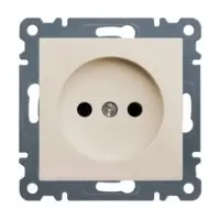 Розетка без з/к WL1011 Lumina-2, кремовая, Hager