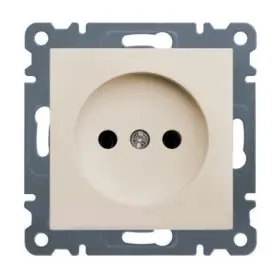 Розетка без з/к WL1011 Lumina-2, кремова, Hager