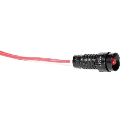 Сигнальная лампа ETI 004770805 LS 5 R 230 5мм 230V AC (красная) Сигнальная лампа ETI 004770805 LS 5 R 230 5мм 230V AC (красная)