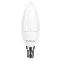 Світлодіодна лампа свічка Maxus C37 5Вт 4100K 220В E14 (1-LED-732) Світлодіодна лампа свічка Maxus C37 5Вт 4100K 220В E14 (1-LED-732)