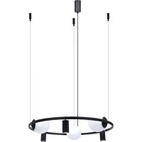 Люстра Zuma Line 5006 Orbit E27+GU10 6x40W IP20 Чорна Люстра Zuma Line 5006 Orbit E27+GU10 6x40W IP20 Чорна