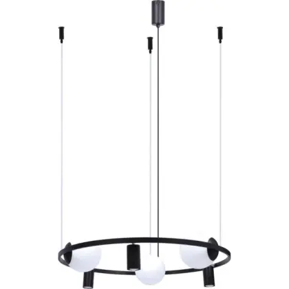 Люстра Zuma Line 5006 Orbit E27+GU10 6x40W IP20 Черная Люстра Zuma Line 5006 Orbit E27+GU10 6x40W IP20 Черная