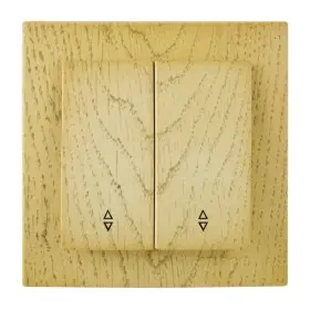 Вимикач Nilson Touran клен 2кл прохідний ( 24281009 )