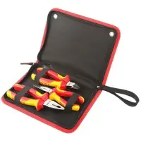 Набор диэлектрических плоскогубцев Tolsen (V83103) VDE (3шт) Premium