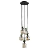 Підвісний світильник, люстра TK Lighting 11149 Sophia E14 5x10W IP20 зелений Підвісний світильник, люстра TK Lighting 11149 Sophia E14 5x10W IP20 зелений