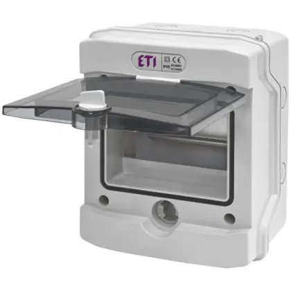 Пластиковый щит ETI ECH 6G 6 модулей IP65 (1101176) Пластиковый щит ETI ECH 6G 6 модулей IP65 (1101176)