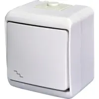 Вимикач прохідний Eti Hermetics VHE-3 IP54 білий (4668002)