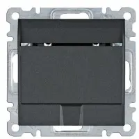 Вимикач для готельних карток Hager WL0513 Lumina (чорний)