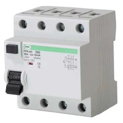 УЗО Promfactor FPR-AC 16А/0,01A 4P АС (FPR4016010AC)